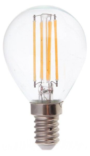 LED Žárovka FILAMENT P45 E14/6W/230V 2700K