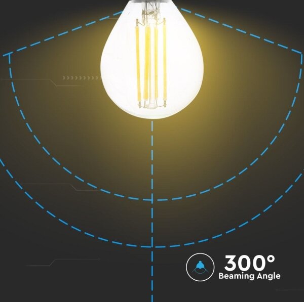 LED Žárovka FILAMENT P45 E14/4W/230V 4000K