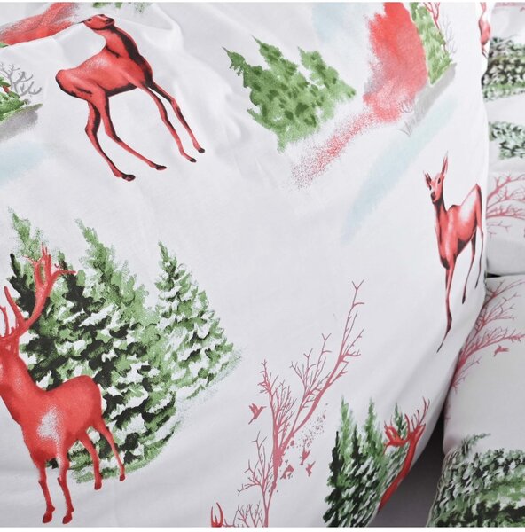 Vánoční bavlněné povlečení Loplant EMI, Prodloužený set jednolůžko obsahuje 1x 140x220 + 1x 70x90