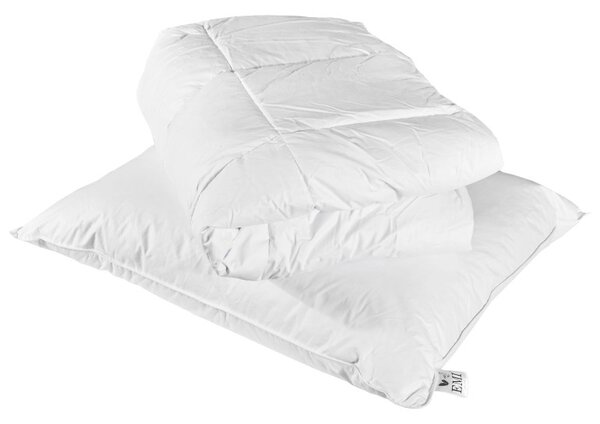 Set péřové přikrývky a polštáře Warms 140x200 + 50x70 EMI