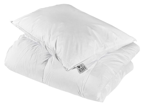 Set péřové přikrývky a polštáře Warms 140x200 + 50x70 EMI