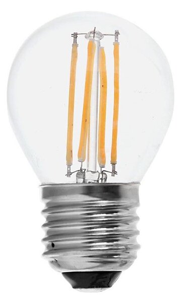 LED Žárovka FILAMENT G45 E27/6W/230V 6500K