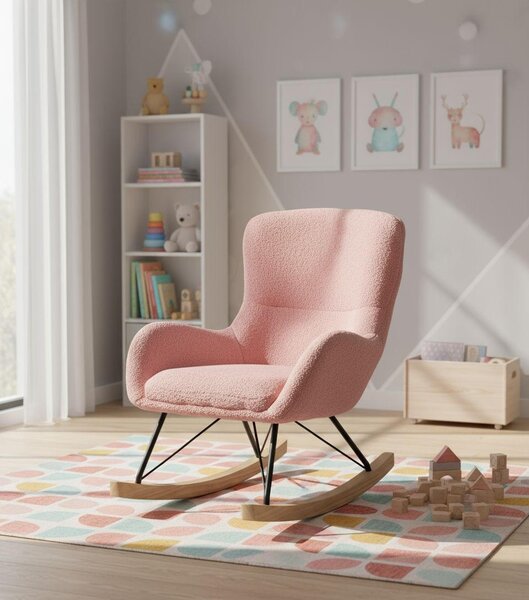 DĚTSKÁ HOUPACÍ ŽIDLE pink Livetastic - Dětské stoly a židle, Online Only