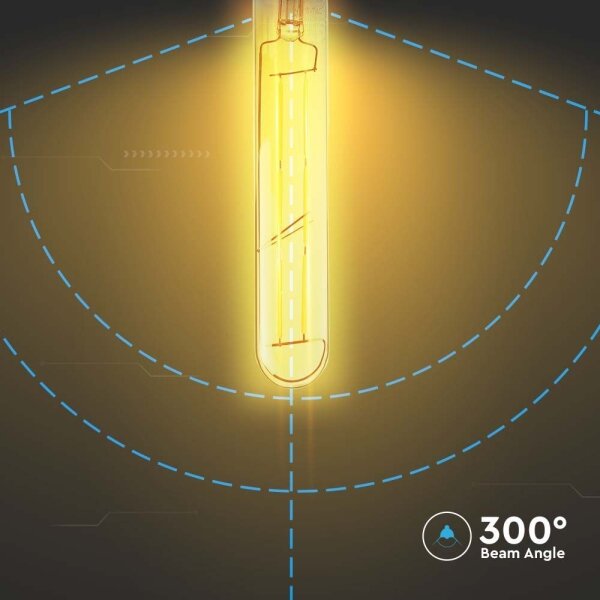 LED Žárovka FILAMENT T30 E27/6W/230V 2200K