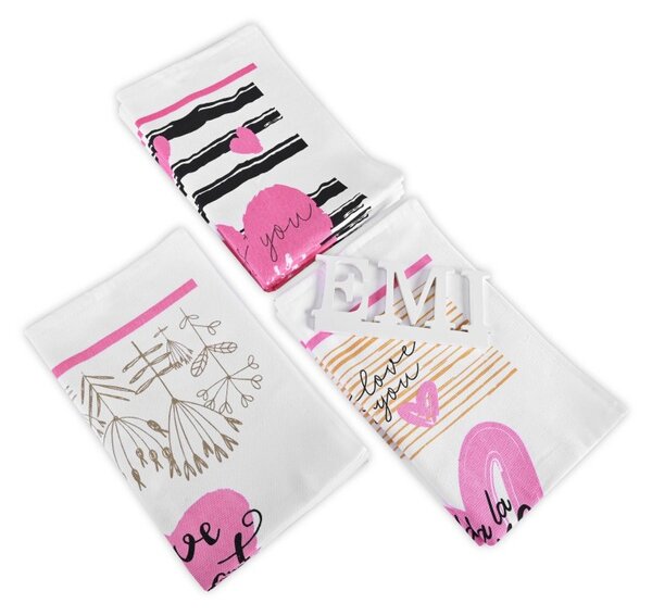 Kuchyňské utěrky Dear set 9 ks EMI