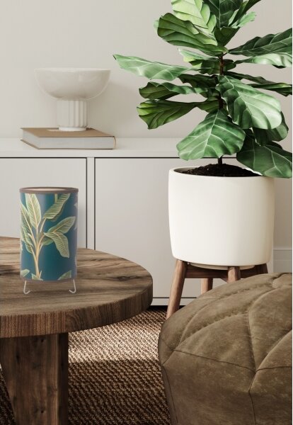 Duolla - Stolní lampa GOLD LEAVES 1xE14/15W/230V pr. 12,5 cm
