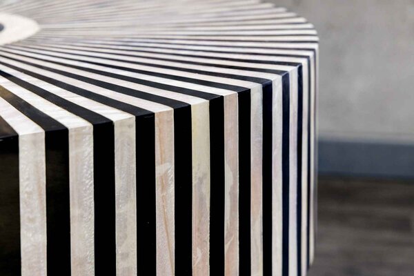 Designový konferenční stolek Ilissa 60 cm zlatý