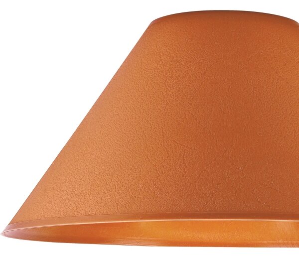 Náhradní stínidlo k stolní lampě E14 21x11 cm oranžová