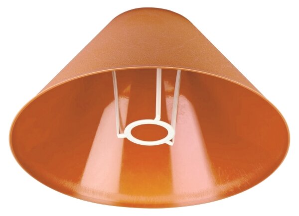 Náhradní stínidlo k stolní lampě E14 21x11 cm oranžová