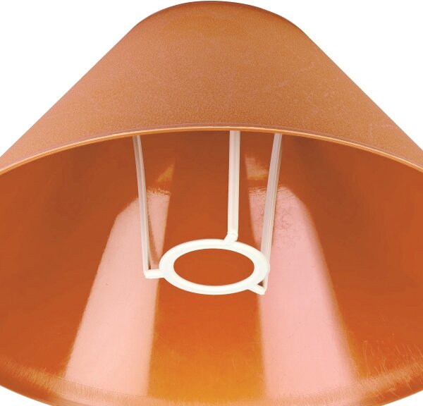 Náhradní stínidlo k stolní lampě E14 21x11 cm oranžová