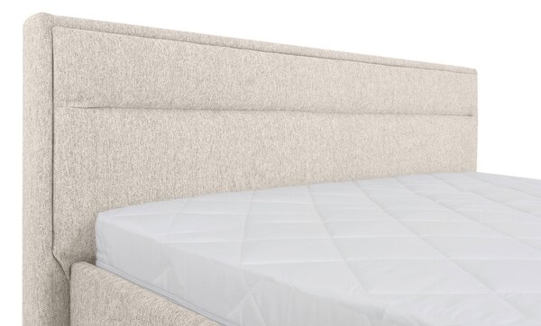 ČALOUNĚNÁ POSTEL, 120/200 cm, přírodní barvy MID.YOU - Postele s úložným prostorem, Online Only
