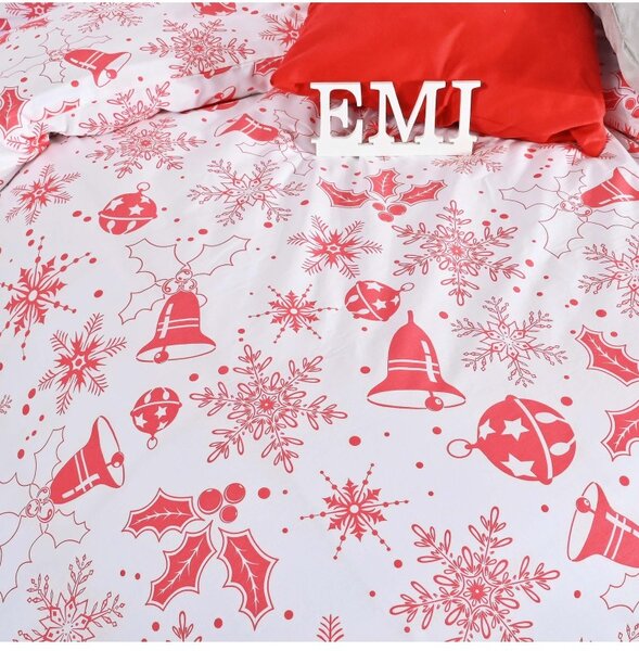 Vánoční povlečení bavlněné Winter EMI, Standardní set jednolůžko obsahuje 1x 140x200 + 1x 70x90