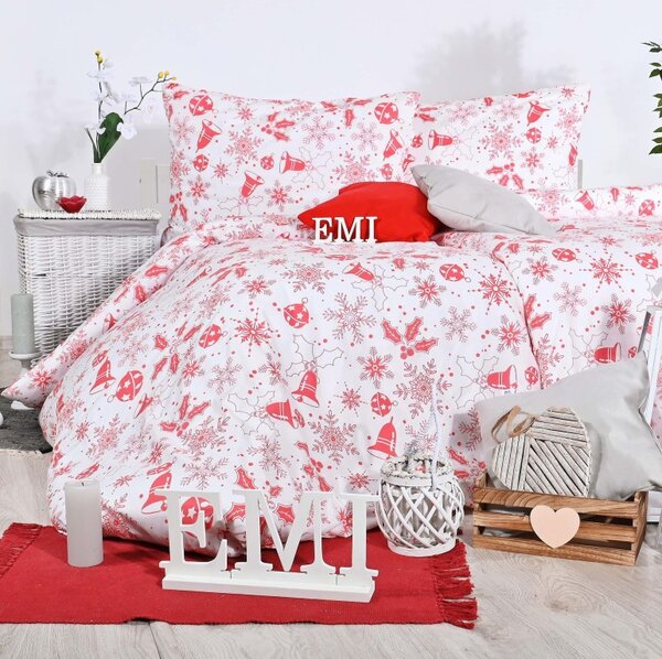 Vánoční povlečení bavlněné Winter EMI, Standardní set jednolůžko obsahuje 1x 140x200 + 1x 70x90