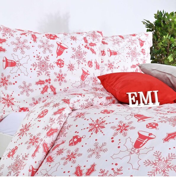 Vánoční povlečení bavlněné Winter EMI, Standardní set jednolůžko obsahuje 1x 140x200 + 1x 70x90
