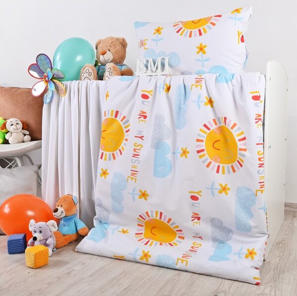 Povlečení dětské bavlněné Sunny EMI, Dětský set 90x130 + 45x65