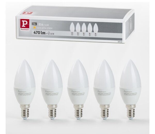 SADA 5x LED Žárovka E14/5,5W/230V 2700K - Paulmann 28782