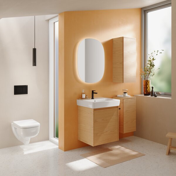 Geberit Selnova Square umyvadla se skříňkou 50 cm 504.132.DB.1