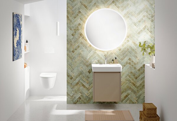 Geberit Selnova Square umyvadla se skříňkou 50 cm 504.132.DB.1