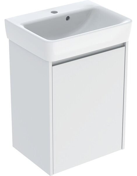Geberit Selnova Square umyvadla se skříňkou 50 cm bílá 504.132.00.1