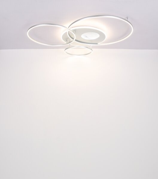 Globo 48466-70A - LED Stm. stropní svítidlo INVERTINA LED/70W/230V stříbrná + DO