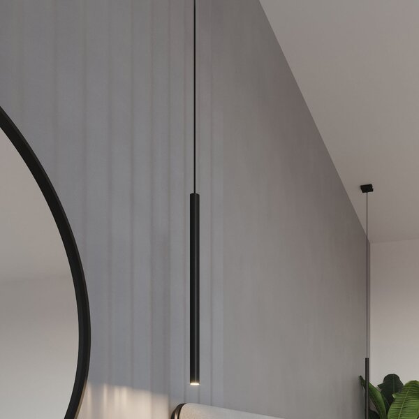Sollux Lighting Pastelo závěsné svítidlo 1x40 W černá SL.0469