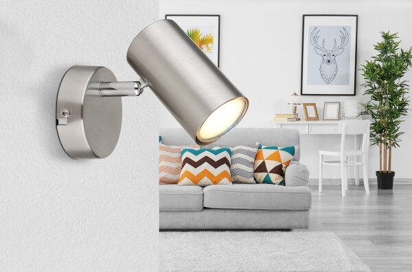 Globo 57914-1N - Nástěnné bodové svítidlo ALLVI 1xGU10/25W/230V chrom