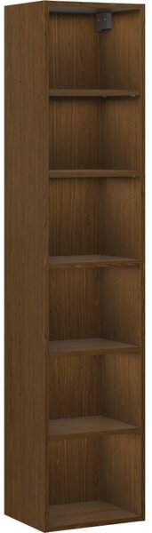 Mexen Box-A, vysoká koupelnová skříňka 35x44,2x160 cm, ořech, 91AX1-1600-300-1-86