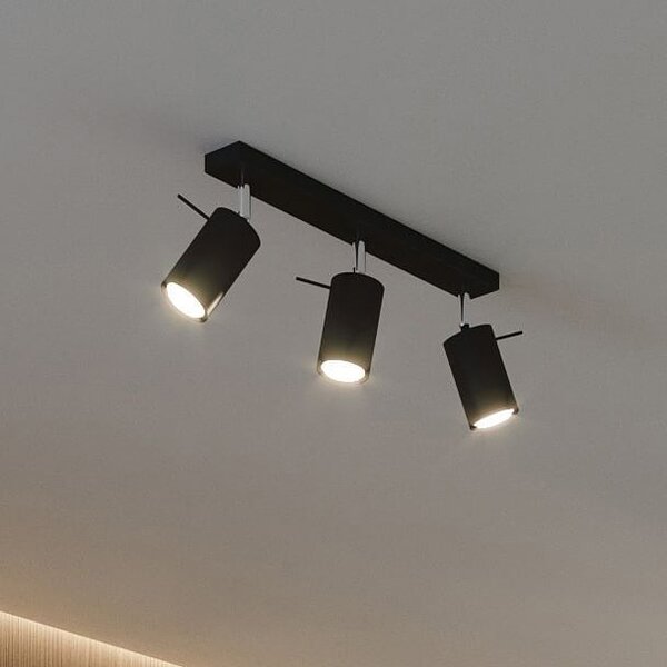 Sollux Lighting Ring stropní světlo 6x40 W černá SL.0334