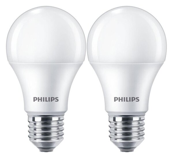 SADA 2x LED Žárovka Philips A60 E27/10W/230V 4000K