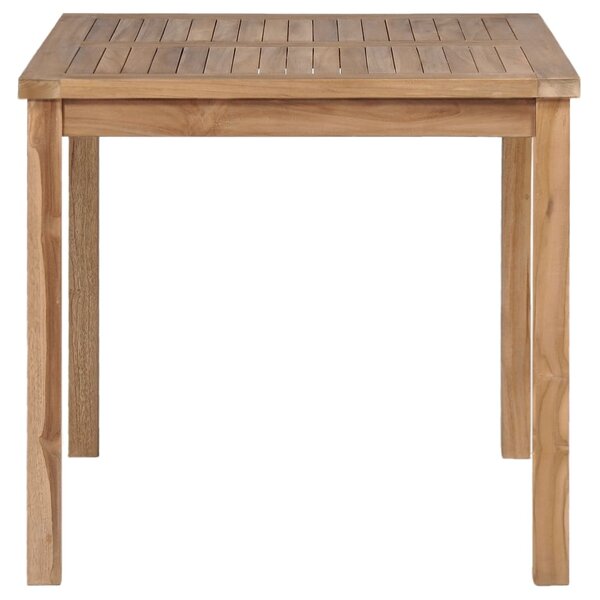 Zahradní stůl 80 x 80 x 77 cm masivní teakové dřevo