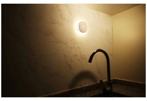 Retlux - LED Orientační svítidlo se senzorem LED/0,45W/3xAAA 3000K bílá