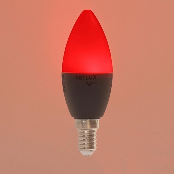 Retlux - LED RGBW Stmívatelná žárovka C37 E14/4,5W/230V 2700-6500K Wi-Fi Tuya