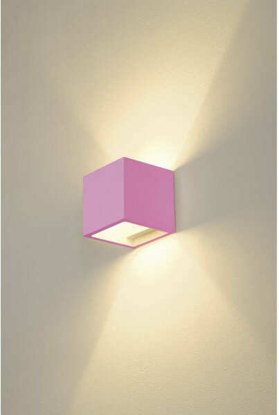 BIG WHITE SLV PLASTRA, nástěnné svítidlo, QT14, hranaté, krychle, bílá sádra, max. 42 W 148018