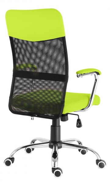 Dětská židle Neoseat TEENAGE — látka, černá / reflexní zelená