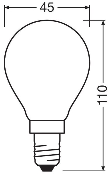LED Žárovka STAR E14/6,5W/230V 2700K - Osram
