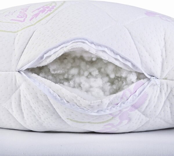 Polštář prošívaný antialergický Lavender EMI, Polštář 35x45 cm