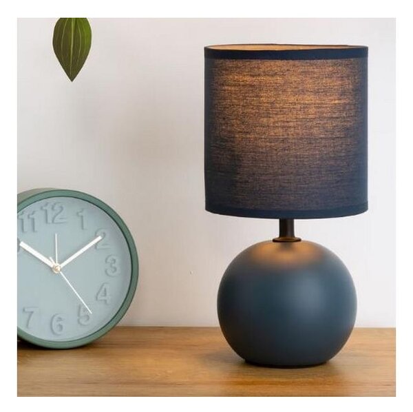 Atmosphera - Stolní lampa TIMÉO 1xE14/60W/230V tmavě modrá