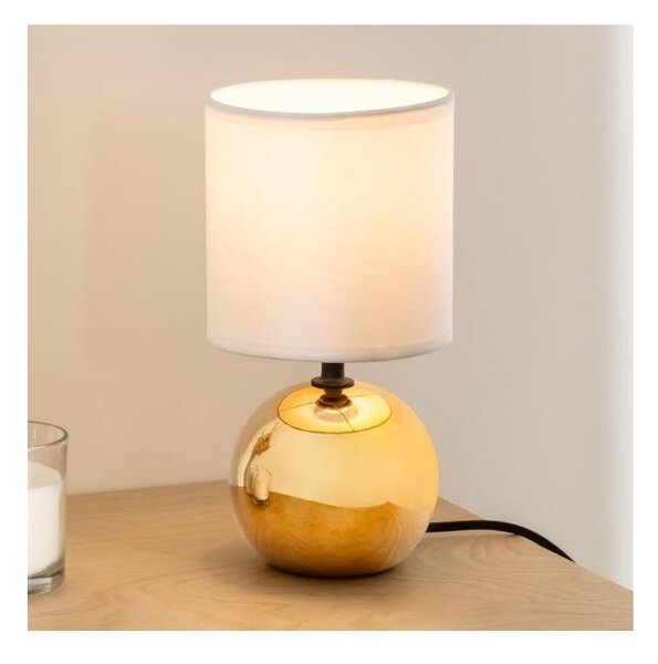 Atmosphera - Stolní lampa TIMÉO 1xE14/60W/230V zlatá/bílá