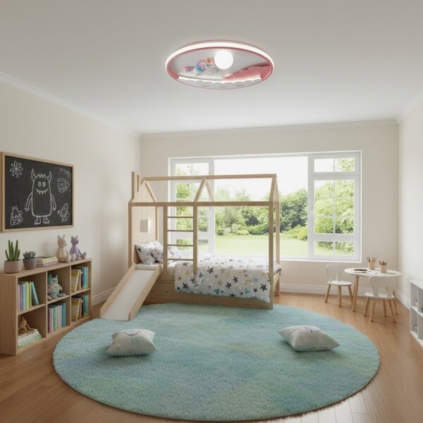 Brilagi -LED Stmívat. dětské stropní svítidlo UNICORN LED/68W/230V 3000-6000K+DO