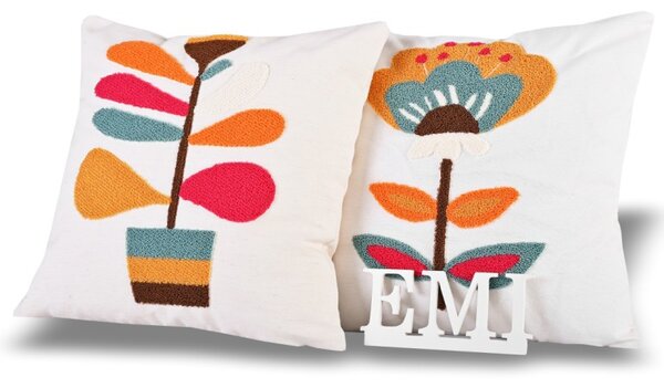Povlaky na polštáře 40x40 cm Endry set 2 ks EMI