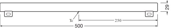 LED Zářivková trubice S14s/6W/230V 2700K 50 cm - Osram