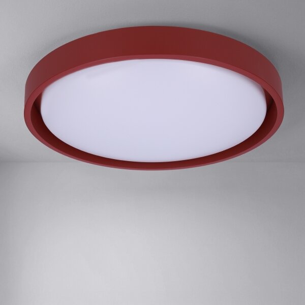 Brilagi -LED Stmív. svítidlo MATTEO LED/48W/230V 3000-6500K pr. 41 cm červená+DO