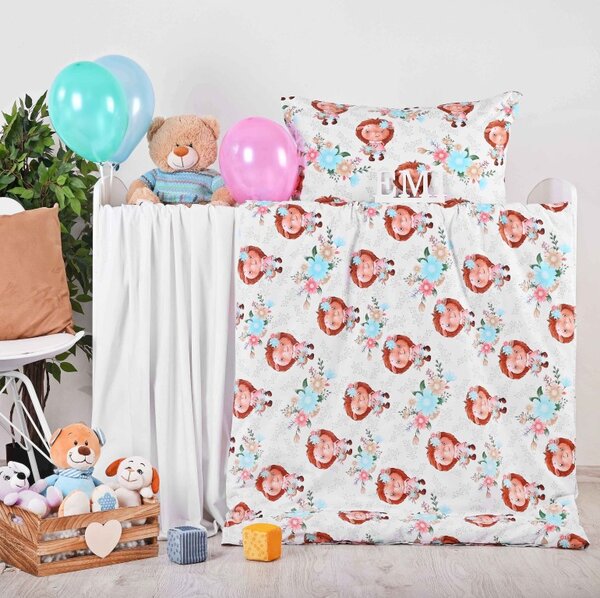 Povlečení dětské bavlněné Mončiči EMI, Dětský set 90x130 + 45x65