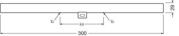 LED Zářivková trubice S14d/3,5W/230V 2700K 30 cm - Osram