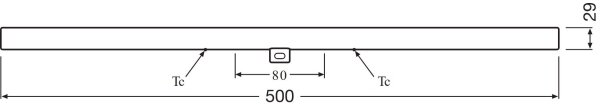 LED Zářivková trubice S14d/6W/230V 2700K 50 cm - Osram