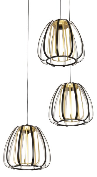 ZÁVĚSNÉ LED SVÍTIDLO, 49/23/150 cm Novel - Závěsná světla