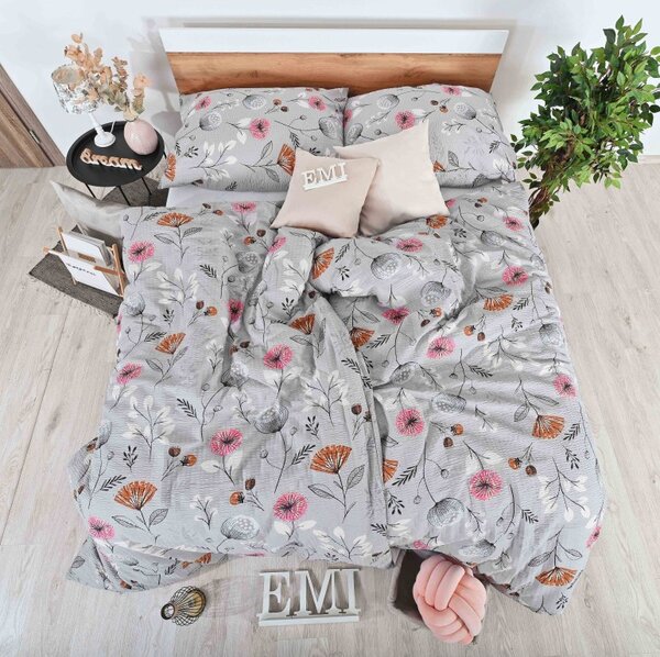 Povlečení krepové Kayla EMI, Standardní set jednolůžko obsahuje 1x 140x200 + 1x 70x90