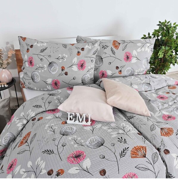 Povlečení krepové Kayla EMI, Standardní set jednolůžko obsahuje 1x 140x200 + 1x 70x90