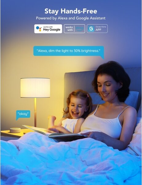 Govee - LED RGBWW Stmívatelná žárovka Smart E27/9W/230V 2700-6500K Wi-Fi
