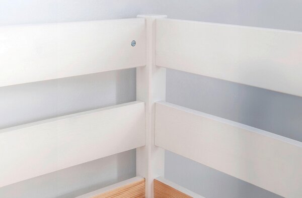 VYSOKÁ POSTEL, 90/200 cm, bílá MID.YOU - Vyvýšené postele, Online Only